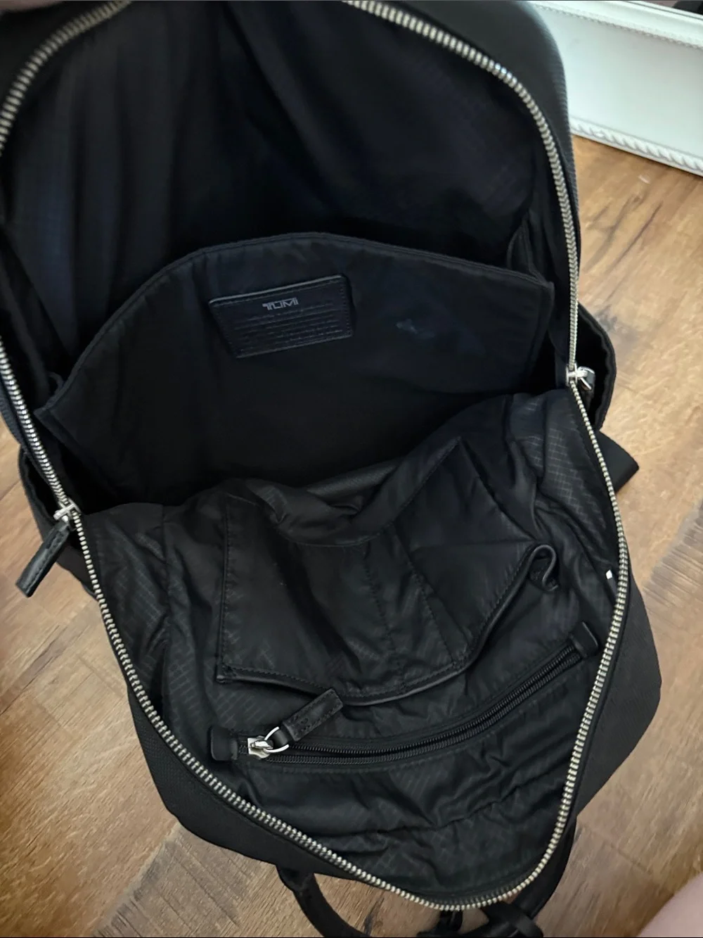 Tumi backpack black